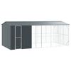vidaXL Bird Cage Anthracite 645 x 310 x 247 cm Galvanised Steel