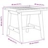 vidaXL Side Table Brown Solid Acacia wood