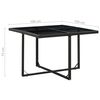 vidaXL 5 Piece Outdoor Dining Set with Cushions Poly Rattan Black