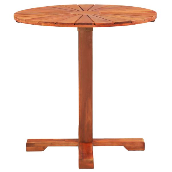vidaXL Bistro Table 70x70 cm Solid Acacia Wood
