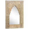 vidaXL Hand Painted Mirror 40x55 cm Solid Mango Wood