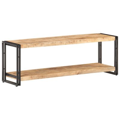 vidaXL TV Cabinet 120x30x40 cm Rough Mango Wood