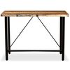 vidaXL Bar Table Solid Reclaimed Wood 120x60x107 cm