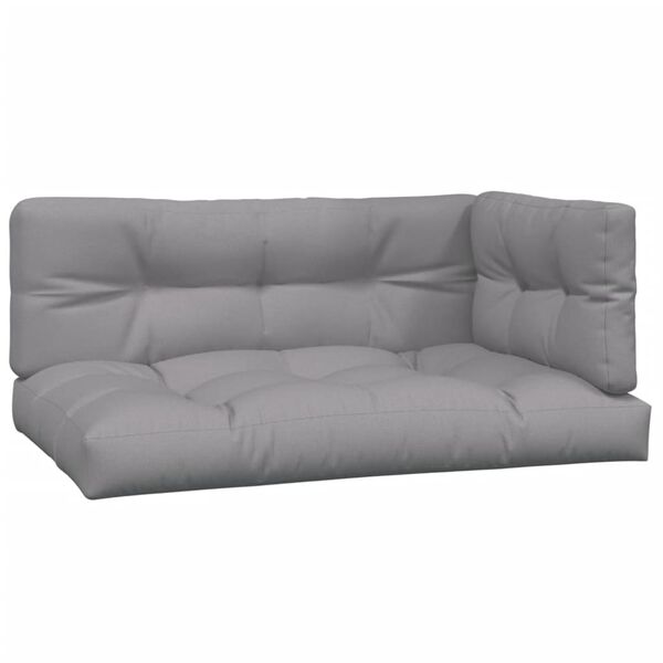 vidaXL 4 Piece Garden Pallet Sofa Set with Cushions Solid Wood Acacia