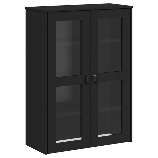 vidaXL Top for Highboard VIKEN Black Engineered Wood
