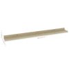vidaXL Wall Shelves 2 pcs Sonoma Oak 80x9x3 cm