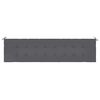 vidaXL Garden Bench Cushion Anthracite 200x50x4 cm Oxford Fabric