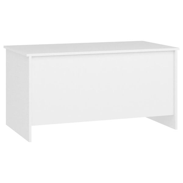 vidaXL Coffee Table White 102x55.5x52.5 cm Engineered Wood