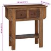 vidaXL Console Table Mixed Recycled Wood 80x35x80 cm