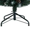 vidaXL Artificial Slim Christmas Tree 300 LEDs 180 cm