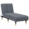 vidaXL 2 Piece Sofa Set Dark Grey Velvet