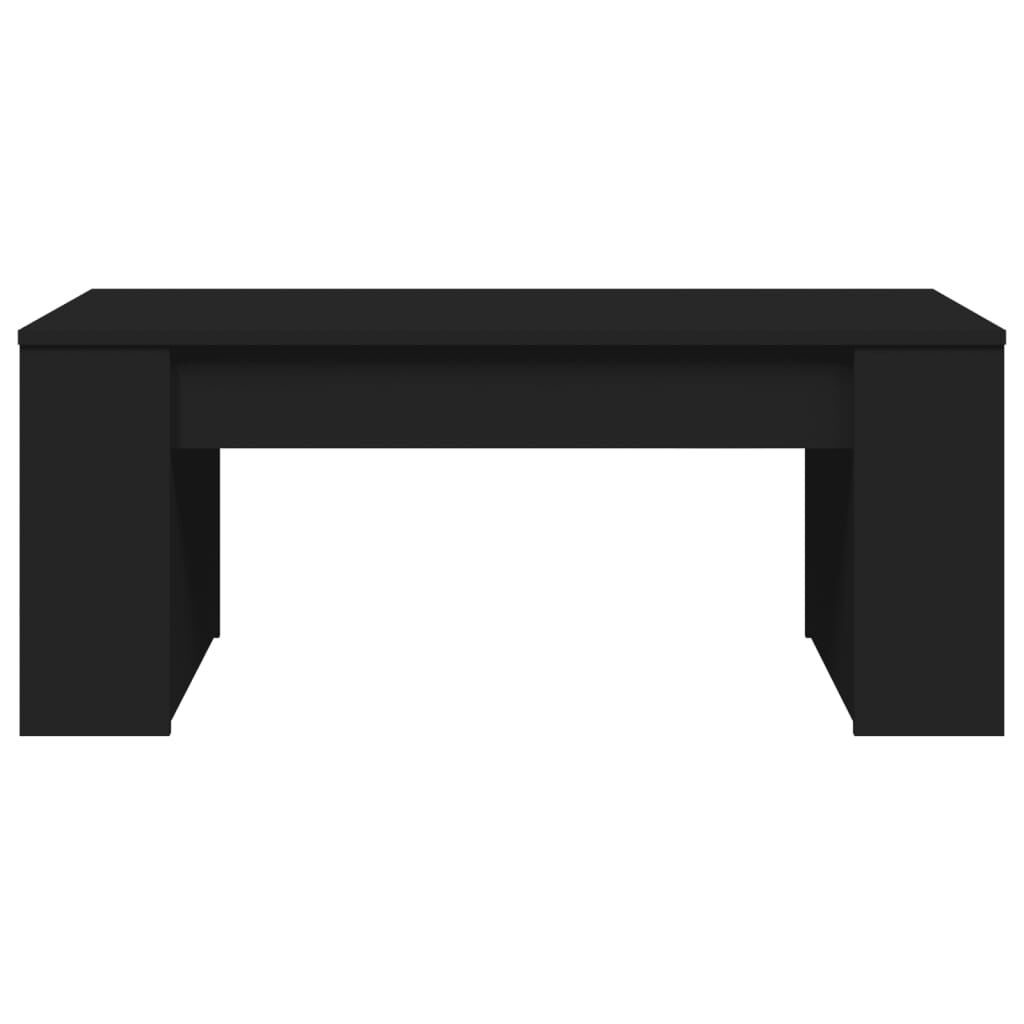 vidaXL Coffee Table Black 102x55x42 cm Engineered Wood