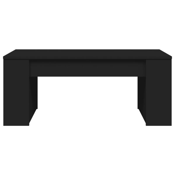 vidaXL Coffee Table Black 102x55x42 cm Engineered Wood