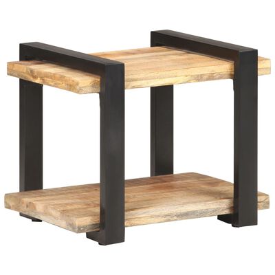 vidaXL Bedside Cabinet 50x40x40 cm Rough Mango Wood