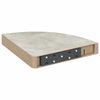 vidaXL Wall Corner Shelf Concrete Grey 25x25x3.8 cm MDF