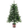 vidaXL Artificial Christmas Tree Lifelike Needles 90 cm Green