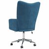 vidaXL Relaxing Chair Blue Velvet