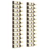 vidaXL Wall Mounted Wine Rack for 12 Bottles 2 pcs Gold Iron
