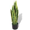 vidaXL Artificial Sansevieria Plant with Pot 65 cm Green