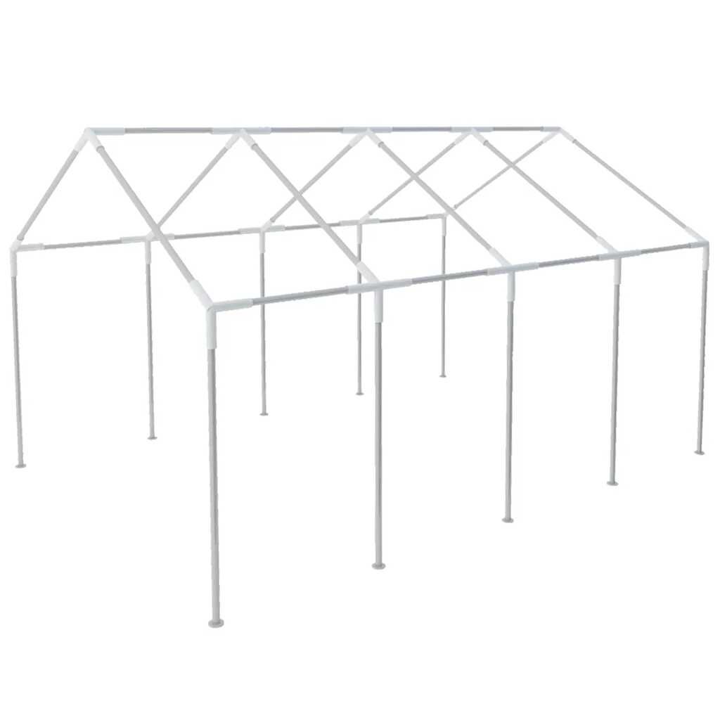 vidaXL Party Marquee White 8x4 m