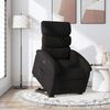 vidaXL Electric Stand up Recliner Chair Black Fabric