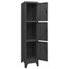 vidaXL Locker Cabinet Anthracite 38x45x180 cm Steel
