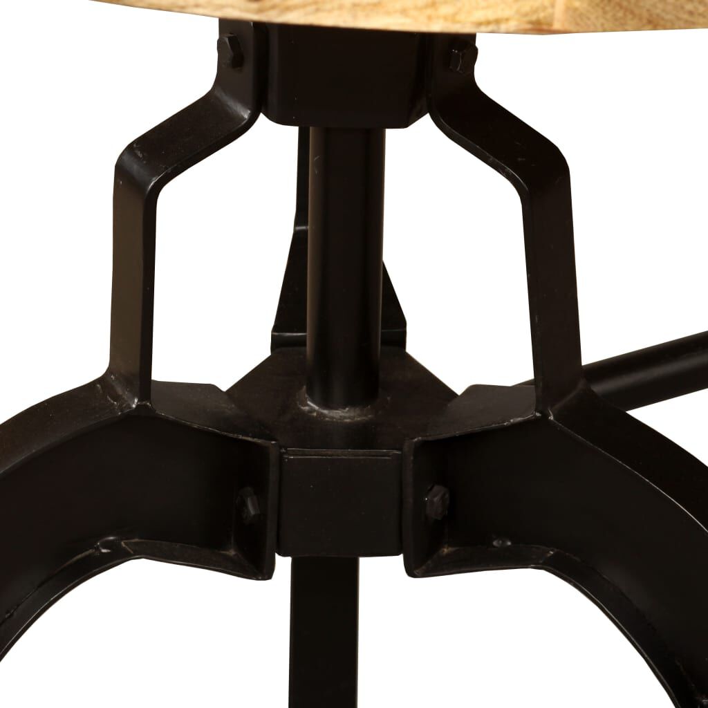 vidaXL Dining Table Solid Mango Wood and Steel 180 cm