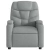 vidaXL Electric Massage Recliner Chair Light Grey Fabric
