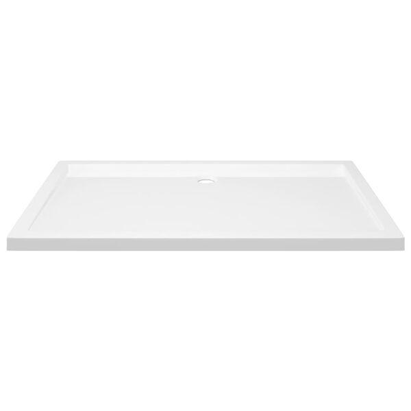 vidaXL Rectangular ABS Shower Base Tray White 70x120 cm