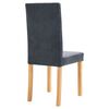 vidaXL Dining Chairs 4 pcs Gray Faux Leather