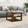 vidaXL Coffee Table Brown Oak 59.5x59.5x40 cm Engineered Wood