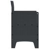 vidaXL Garden Chair 2 pcs Anthracite 53 x 49 x 85 cm PP
