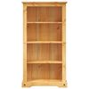 vidaXL 4-Tier Bookcase Mexican Pine Corona Range 80x29x150 cm