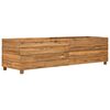 vidaXL Raised Bed 150x40x38 cm Recycled Teak Wood and Steel