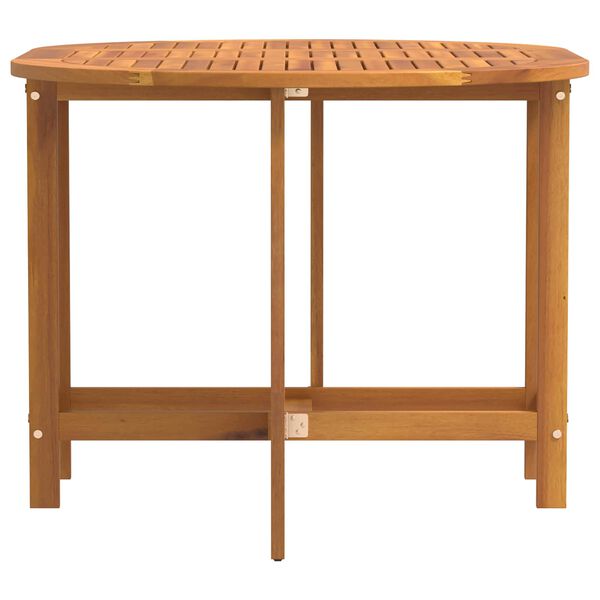 vidaXL Garden Table Folding Brown 110 x 60 x 72 cm Solid Acacia Wood