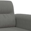 vidaXL 2-Seater Sofa Dark Grey 120 cm Microfibre Fabric