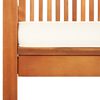 vidaXL Garden Dining Chair with Cushion Solid Acacia Wood
