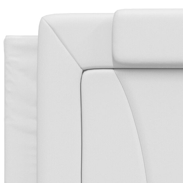 vidaXL Headboard Cushion "Viana" White 193 cm Faux Leather