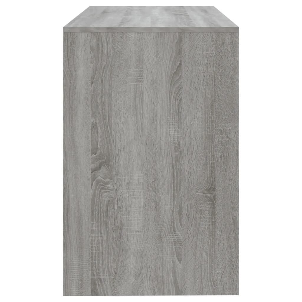 vidaXL Desk Grey Sonoma 101x50x76.5 cm Engineered Wood
