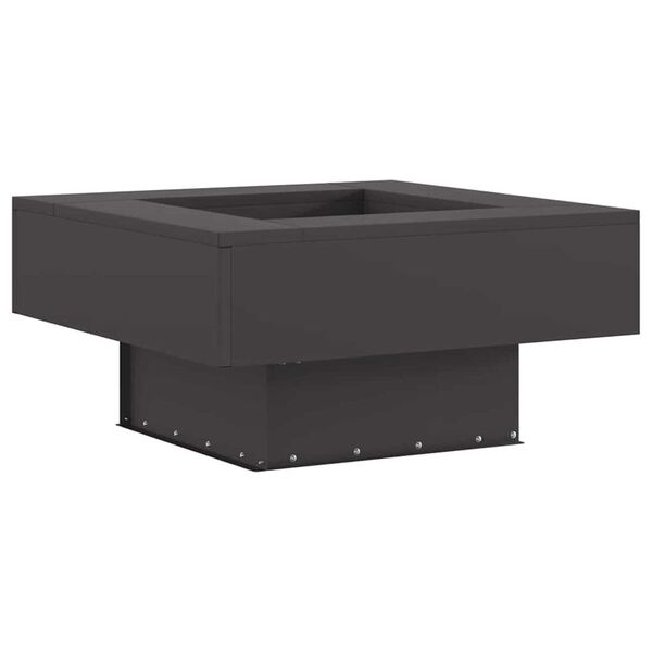 vidaXL Fire Pit Black 60 x 60 x 30 cm Cold-rolled steel