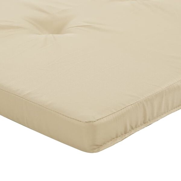 vidaXL Deck Chair Cushions 2 pcs Beige Oxford Fabric