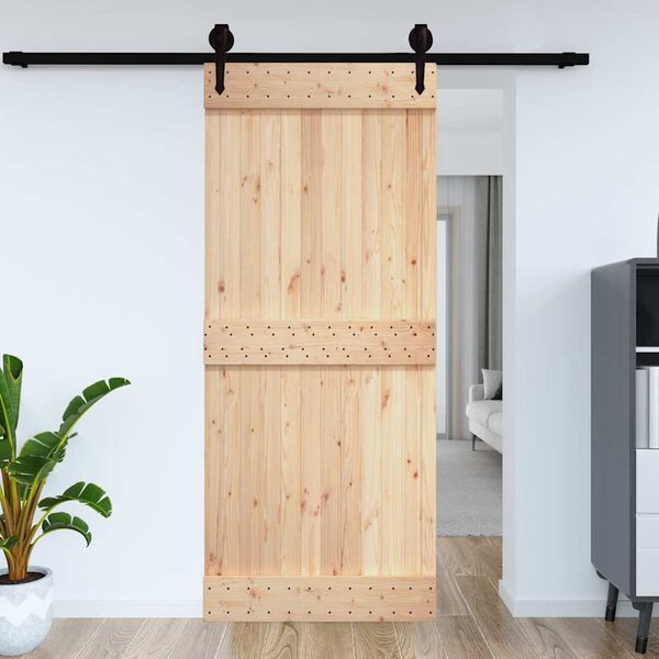 vidaXL Door NARVIK 70x210 cm Solid Wood Pine