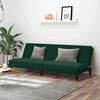 vidaXL 2-Seater Sofa Bed Dark Green Velvet
