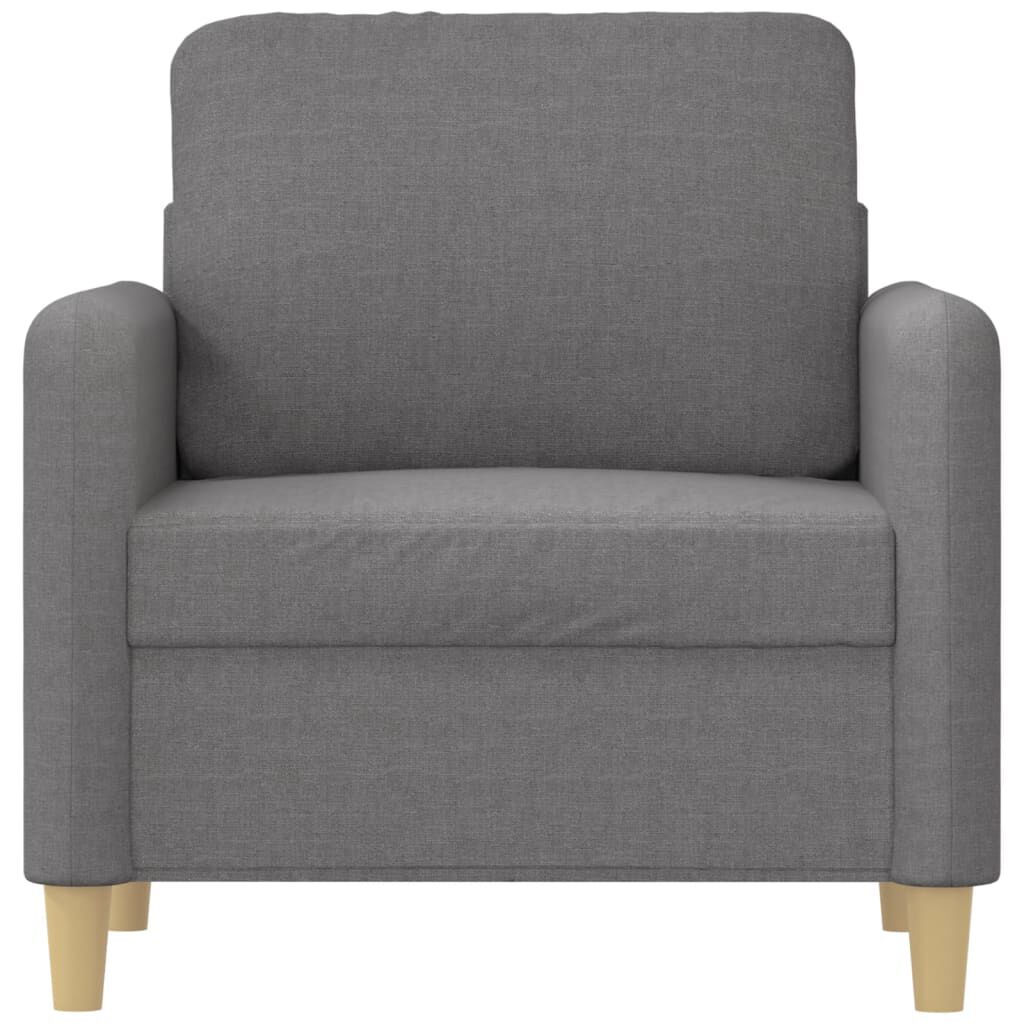 vidaXL Sofa Chair Dark Grey 60 cm Fabric