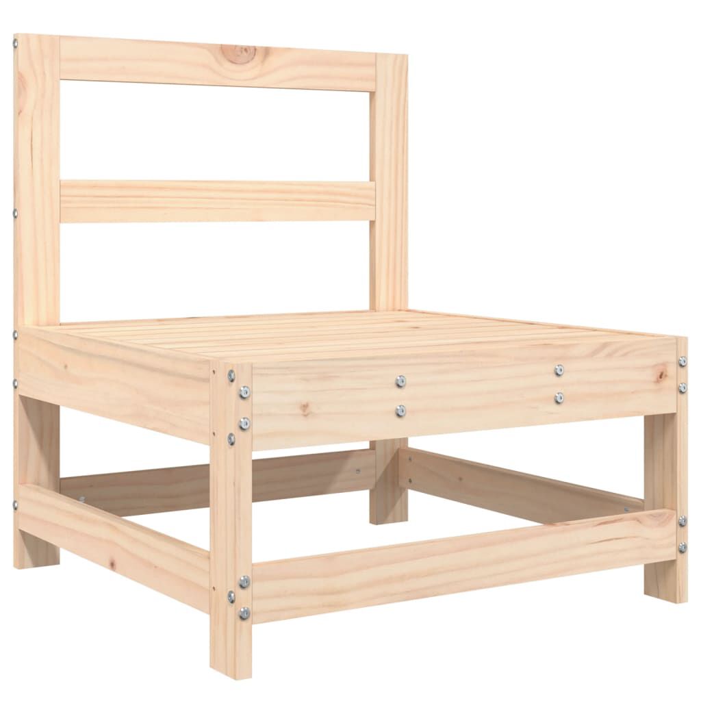 vidaXL 3 Piece Garden Lounge Set Solid Wood Pine