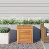 vidaXL Garden Storage Box with Bag 60x50x58 cm Solid Wood Teak