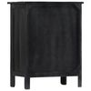 vidaXL Wine Rack Black 56x35x75 cm Solid Mango Wood