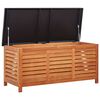 vidaXL Garden Storage Box 117x50x55 cm Solid Eucalyptus Wood