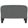 vidaXL Footstool Dark Grey 60x50x41 cm Fabric