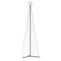 vidaXL Christmas Cone Tree Blue 500 LEDs 100x300 cm